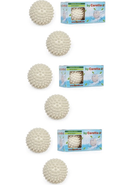Kurutma Makineleri Için Kırışıklık Azaltıcı Kurutma Topu 3 Kutu 6 Adet Top