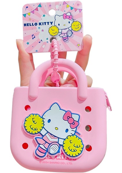 Sanrio Kt Kedi Ekose Balon Çiftler Anahtarlık Araba Anahtarlık Kolye Küçük Hediyeler (Yurt Dışından)