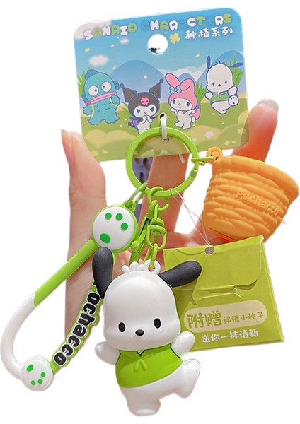 Sanrio Kt Kedi Ekose Balon Çiftler Anahtarlık Araba Anahtarlık Kolye Küçük Hediyeler (Yurt Dışından)