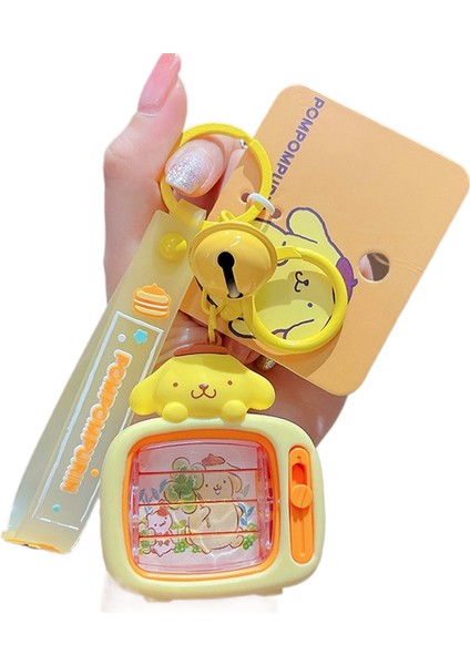 Sanrio Kt Kedi Ekose Balon Çiftler Anahtarlık Araba Anahtarlık Kolye Küçük Hediyeler (Yurt Dışından)