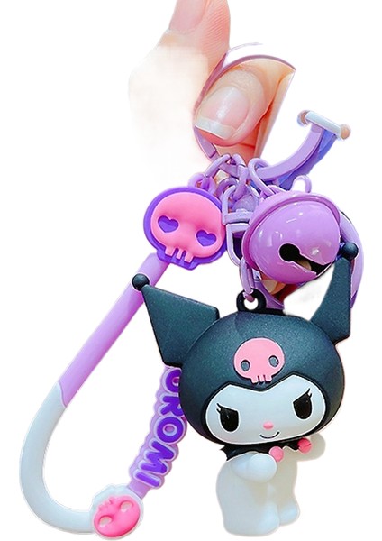 Sanrio Kt Kedi Ekose Balon Çiftler Anahtarlık Araba Anahtarlık Kolye Küçük Hediyeler (Yurt Dışından)