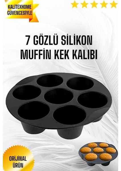 Luxury Tüm Airfryer'lara Uyumlu Silikon Pişirme Kabı Airfrıyer Silikon Kek Kalıbı 50LI Yağlı Kağıt 3lü Set 1 Adet fiyatları