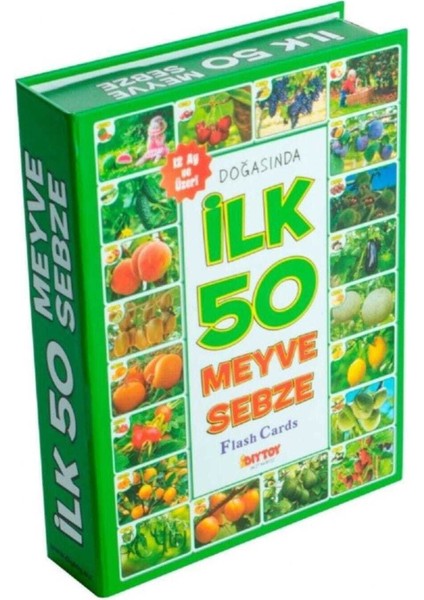 Luxury Flash Cards 3’lü Set ( Ilk 50 Meyve Sebze - Ilk 50 Hayvan - Ilk 50 Sözcük ) 1 Adet fiyatları