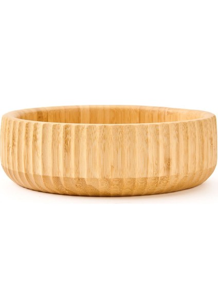 Luxury Mien Bambu Oyuk Kase - Kahverengi - 19 cm 1 Adet