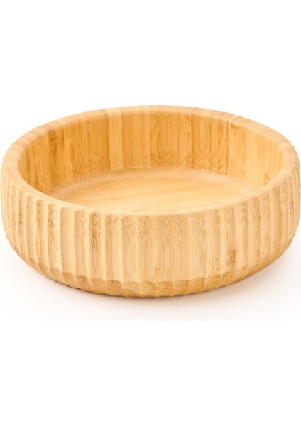 Luxury Mien Bambu Oyuk Kase - Kahverengi - 19 cm 1 Adet