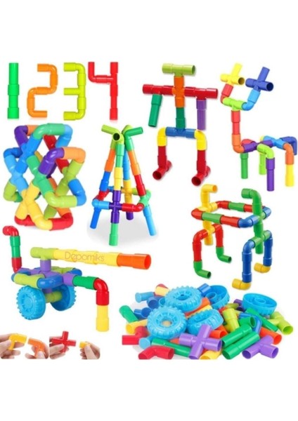 Luxury Tekerlekli Tako Boru LEGO 144 Parça Mega Set 1 Adet