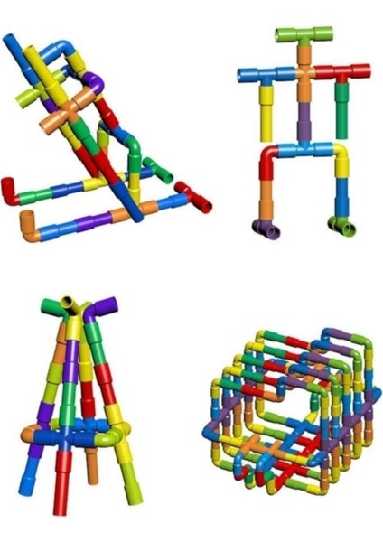 Luxury Tekerlekli Tako Boru LEGO 144 Parça Mega Set 1 Adet
