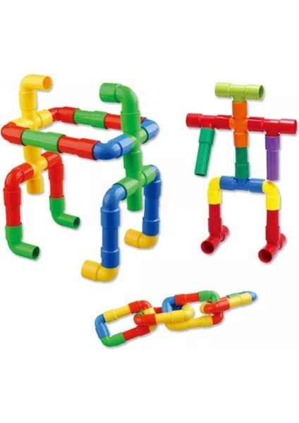 Luxury Tekerlekli Tako Boru LEGO 144 Parça Mega Set 1 Adet