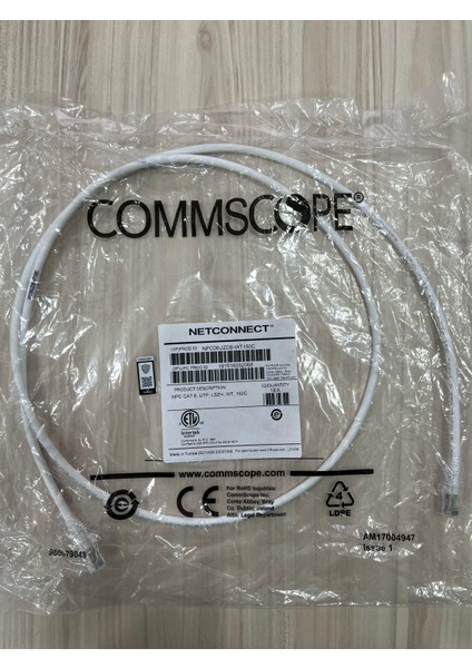 Ct6 Utp Lszh 1,5 mt Patch Kablo