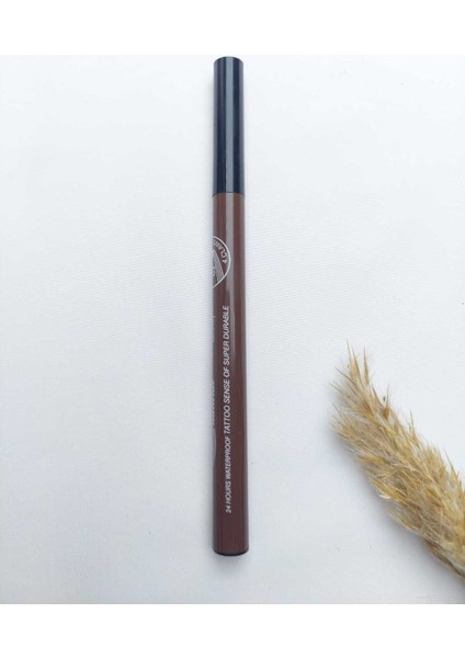 Luxury Natural Kaş Dövme Kalemi Long Lastıng&waterproof No:03 1 Adet