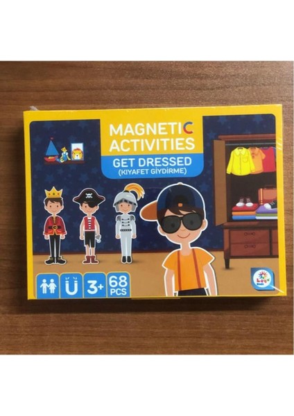 Luxury Laço LC8540 Magnetik Aktiviteler Erkek Kıyafet Giydirme Serisi 68 Parça 1 Adet modelleri