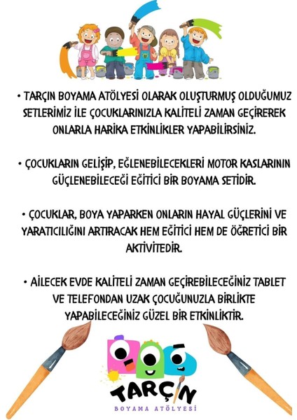 Luxury Okul Öncesi Taş Boyama Seti 12'li Dondurma Seti Stone Painting 12 Adet ( 8 cm ) 1 Adet