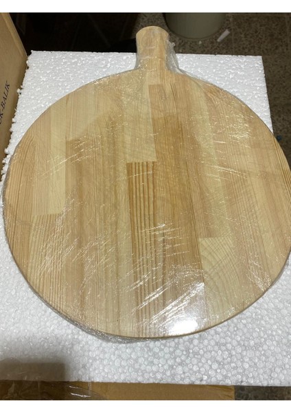 Luxury 40 cm Ahşap Hamur Açma ve Bazlama Tahtası (Senit , Bazlama , Hamur Açma) 1 Adet
