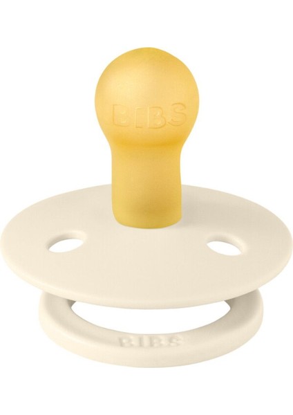 Luxury Bibs Colour Kauçuk Emzik 18+ Ay Ivory 1 Adet