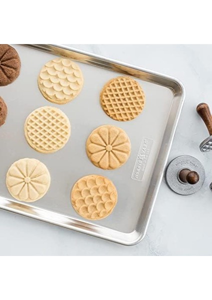 Luxury Ware "ımpressionen" Ahşap Saplı Kurabiye Damgası, 3 Farklı Motif 1 Adet