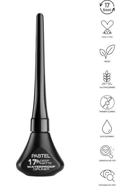 Waterproof Dipliner Siyah 4.5ml No:173 1 Adet
