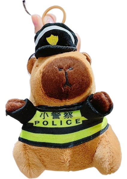 Karikatür Peluş Capi A Üfleme Kacıklar Anahtarlık Bebek Kolye Çift Anahtarlık Çekicilik Küçük Hediyeler (Yurt Dışından)