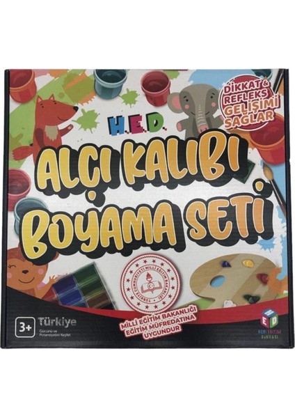 Luxury Oyuncak Alçı Kalıbı Boyama Eğitici El Beceri Oyun Seti 1 Adet