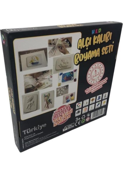 Luxury Oyuncak Alçı Kalıbı Boyama Eğitici El Beceri Oyun Seti 1 Adet
