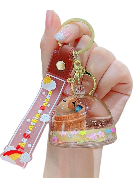 Karikatür Peluş Capi A Üfleme Kacıklar Anahtarlık Bebek Kolye Çift Anahtarlık Çekicilik Küçük Hediyeler (Yurt Dışından)