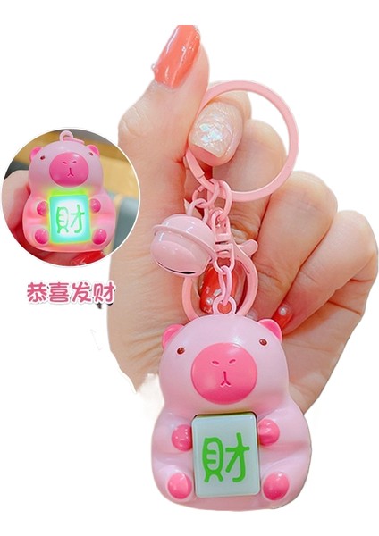 Karikatür Peluş Capi A Üfleme Kacıklar Anahtarlık Bebek Kolye Çift Anahtarlık Çekicilik Küçük Hediyeler (Yurt Dışından)