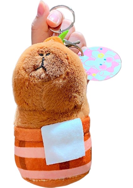 Karikatür Peluş Capi A Üfleme Kacıklar Anahtarlık Bebek Kolye Çift Anahtarlık Çekicilik Küçük Hediyeler (Yurt Dışından)