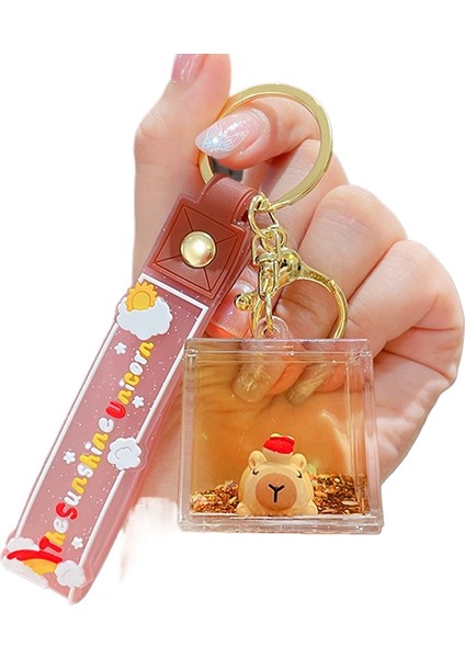 Karikatür Peluş Capi A Üfleme Kacıklar Anahtarlık Bebek Kolye Çift Anahtarlık Çekicilik Küçük Hediyeler (Yurt Dışından)