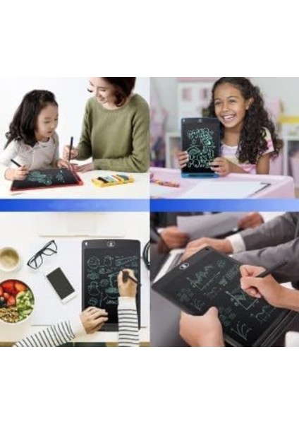 Luxury Çocuk Çizim Tableti LCD 8.5 Inç Dijital Kalemli Çizim Yazı Tahtası Grafik Not Yazma Eğitim Tableti 1 Adet