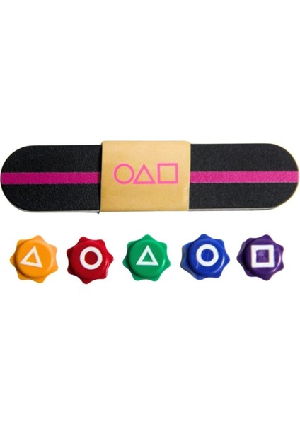 Luxury Nessiworld Squid Games 5 Taş Oyunu Plastik Çubuk 1 Adet