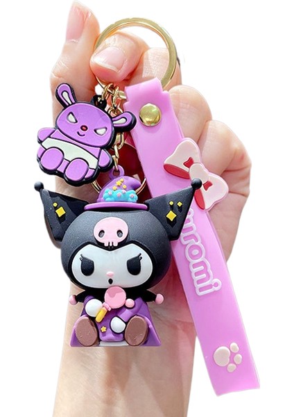 Karikatür Sanrio Anahtarlık Yaratıcı Anahtarlık Kolye Ucu (Yurt Dışından)