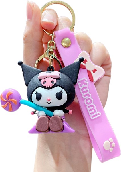 Karikatür Sanrio Anahtarlık Yaratıcı Anahtarlık Kolye Ucu (Yurt Dışından)