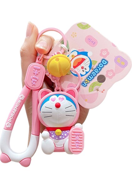 Karikatür Doraemon Anahtarlık Kolye Sevimli Tinkerbell Kedi Bebek Araba Anahtarlık (Yurt Dışından)