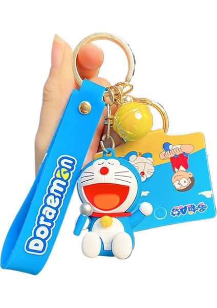 Karikatür Doraemon Anahtarlık Kolye Sevimli Tinkerbell Kedi Bebek Araba Anahtarlık (Yurt Dışından)