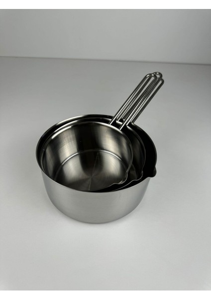 Luxury Sütlük 3 Boy 12CM-14CM-16CM Paslanmaz Çelik 1 Adet indirimleri