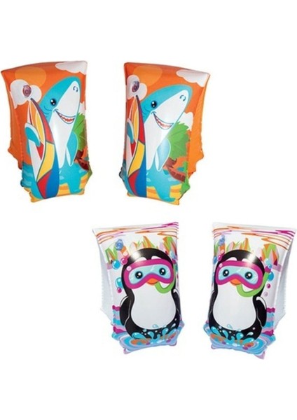 Luxury Kolluk Köpekbalığı & Penguen Desenli 30X15 cm - 32102 1 Adet