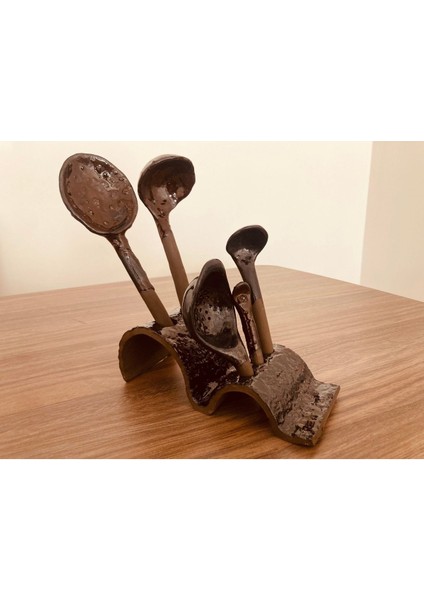 Luxury Seramik Kaşıklar ve Kaşıklık ( Takım 1 Adet modelleri