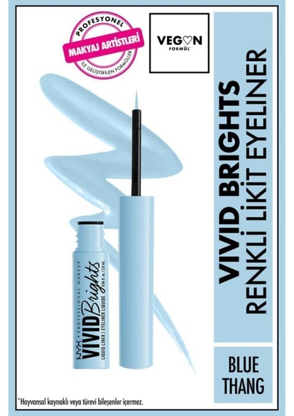 Luxury Vivid Brights Likit Eyeliner - Blue Thang 1 Adet