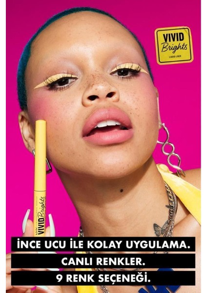 Luxury Vivid Brights Likit Eyeliner - Blue Thang 1 Adet