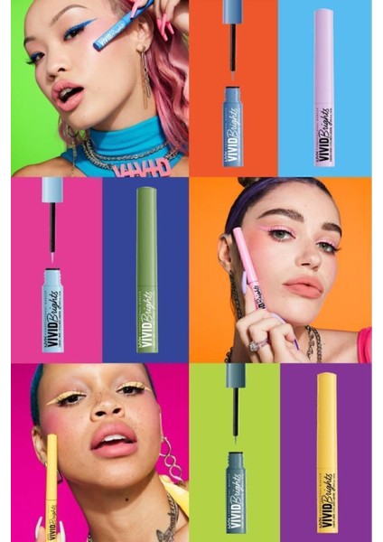 Luxury Vivid Brights Likit Eyeliner - Blue Thang 1 Adet