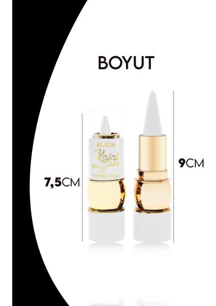 Luxury Kajal Beyaz Eyeliner Krem 1 Adet