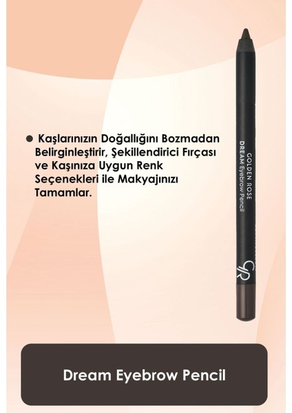 Luxury Dream Eyebrow Pencil No: 307 Ash - Kaş Kalemi - 8691190603076 1 Adet