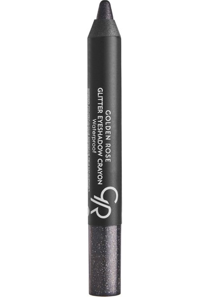 Luxury Glitter Eyeshadow Crayon Waterproof No: 55 Midnight Black - Simli Kalem Göz Farı - 8691190815554 1 Adet modelleri