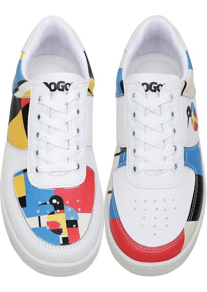 Kadın Vegan Deri Beyaz Sneakers - Bauhaus Birdie Tasarım fiyatları