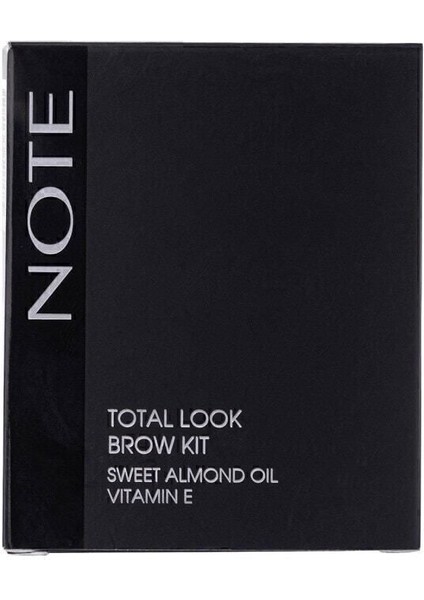 Luxury Total Look Brow Kit Kaş Şekillendirme Kiti - 02 Blondes - Orta 1 Adet