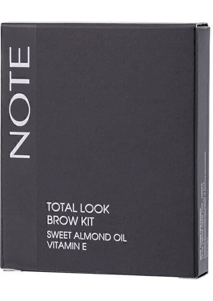 Luxury Total Look Brow Kit Kaş Şekillendirme Kiti - 02 Blondes - Orta 1 Adet