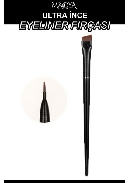 Luxury Ultra Ince Eyeliner Çekme Fırçası 1 Adet