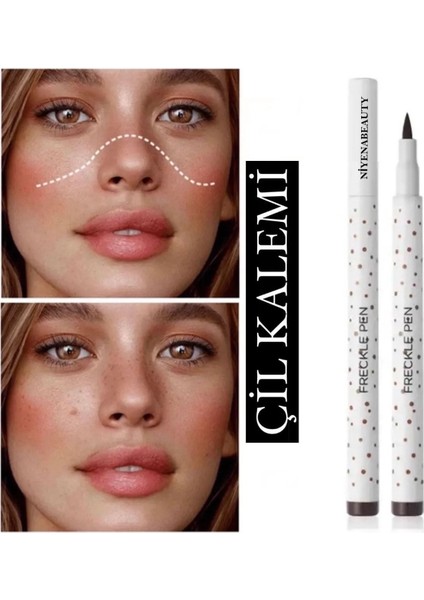 Luxury Keçeli Çil Kalemi Waterproof Kahve Renk 1 Adet