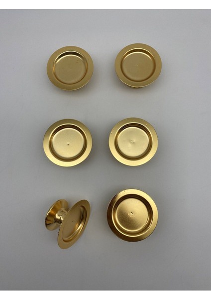 Luxury 6'lı Gold Makaronluk, Mini Lokumluk, Kahve Yanı Sunumluk, Şekerlik 1 Adet fırsatları