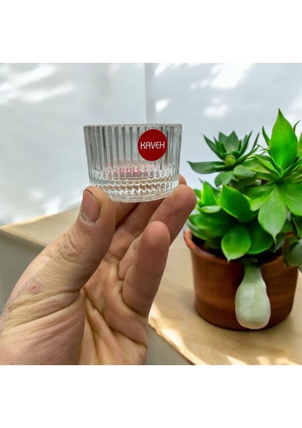 Luxury Kristal Kahve Yanı Lokumluk Mini Recelik Mini Sunumluk Kase 1 Adet