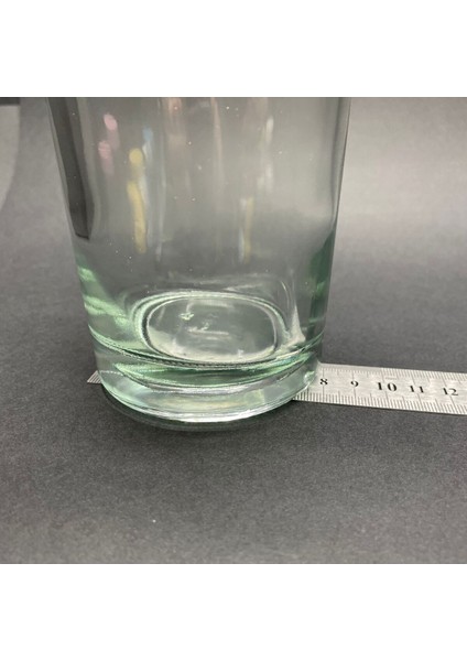 Luxury 500 cc Kalın Dipli Lüks Cam Şişe - Gri Mantar Tıpalı - 500 ml Silindir Özel Cam Şişe 1 Adet indirimleri